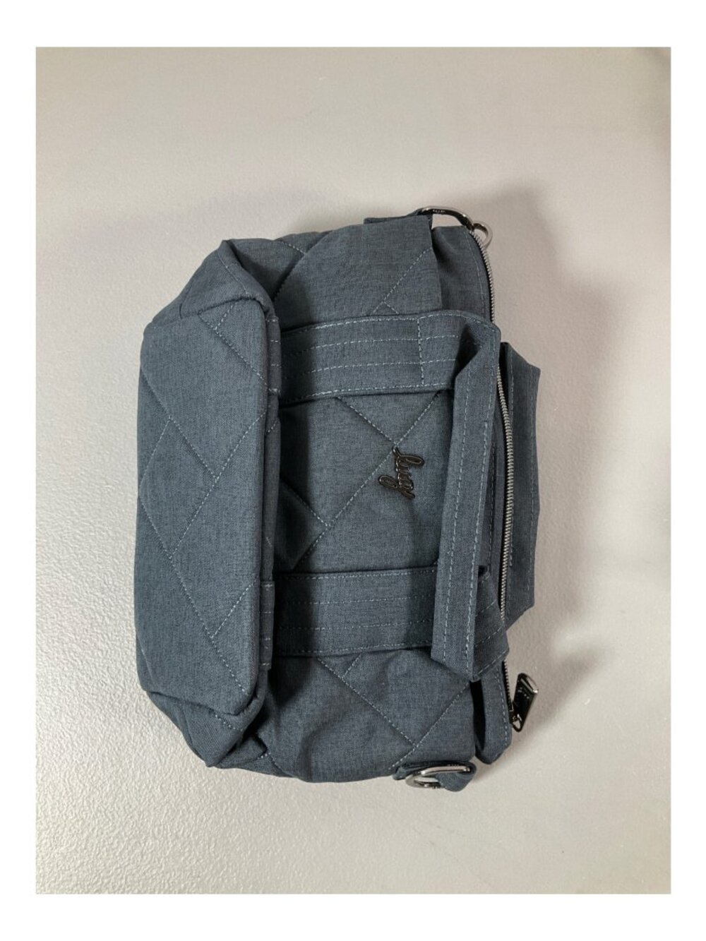 Lug Dory Mini Crossbody Bag Heather Indigo with Tote Handles - Stylish & Versati
